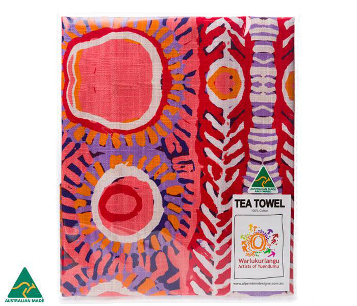 Australian Made Tea Towel- Artist Murdie Morris